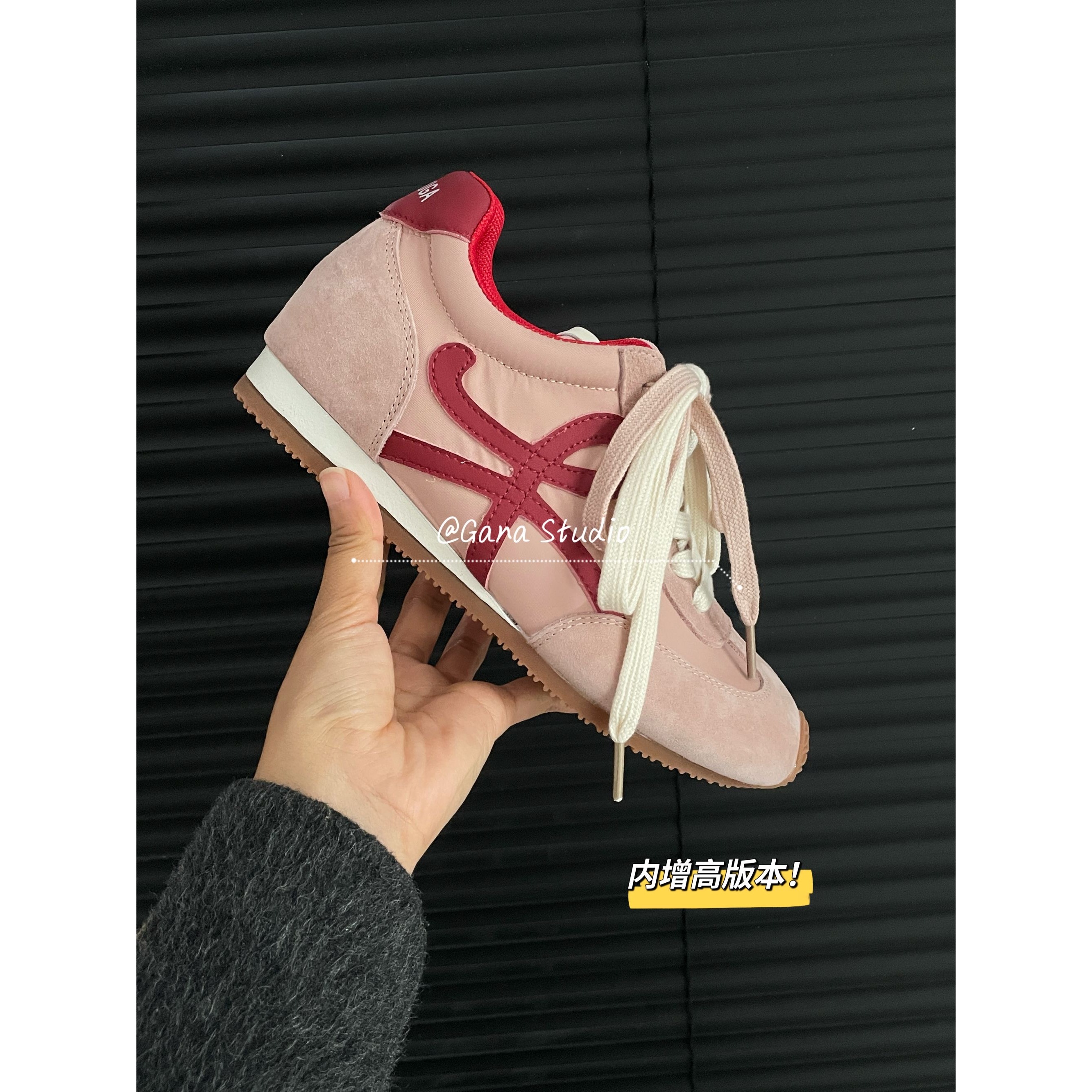 婉君 25秋冬ins风新款休闲时尚百搭增高运动鞋LWJ25D4S4135主图