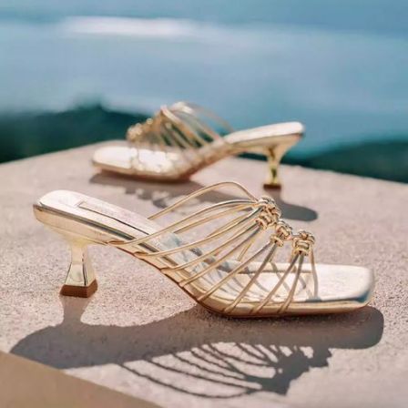 TATA他她26夏季新款百搭时尚休闲女士方头低跟细跟拖鞋7UJC2BT6