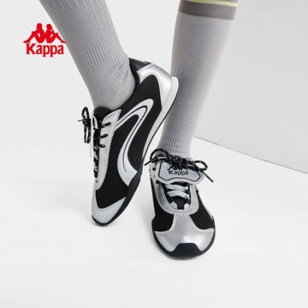 Kappa/卡帕时尚潮流薄底女鞋春季背靠背网面透气低帮休闲鞋子33CA