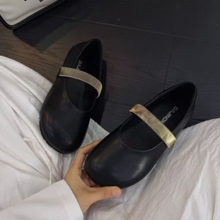 大金大码女鞋40 - 43复古百搭圆头玛丽珍单鞋