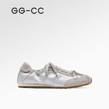 【魔法岛屿】GGCC时尚蝴蝶结芭蕾德训鞋女2026年春季新款休闲鞋6851