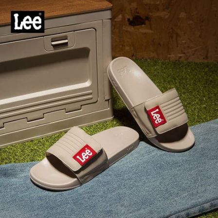 Lee官方正版外穿男士拖鞋夏季时尚潮流一字拖休闲软底防滑凉鞋男