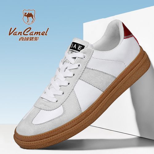 西域骆驼2026新款男士板鞋时尚透气耐磨系带青年德训鞋早春运动鞋主图