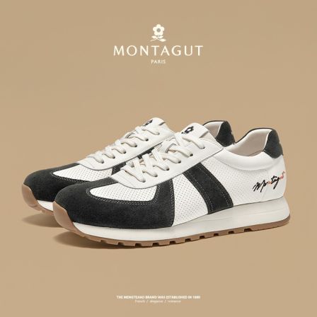 梦特娇春季户外新款休闲鞋轻便舒适防滑潮流百搭减震运动男鞋