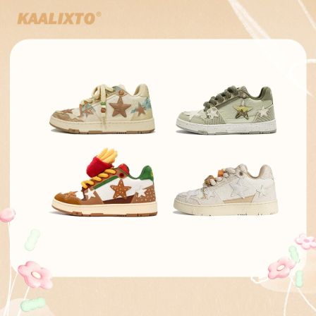 【明星系列】Kaalixto星星板鞋休闲时尚百搭春夏透气情侣潮流经典