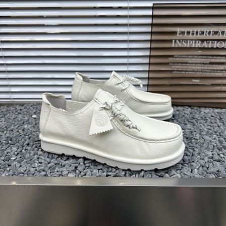 男士2026春季新款休闲鞋时尚百搭潮流男鞋透气轻便乐福鞋勃肯鞋男