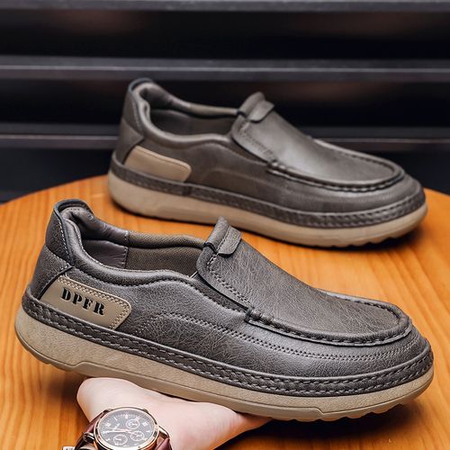 艾捷力男士运动百搭透气防水春季2026新款一脚蹬防滑时尚休闲鞋潮主图