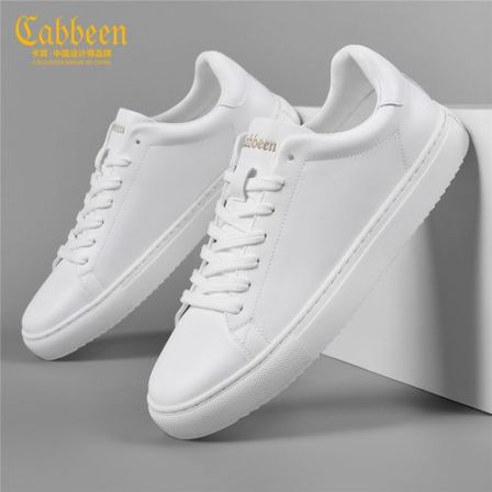卡宾男鞋高级感小白鞋潮流休闲板鞋男士百搭日常休闲鞋春夏开车鞋