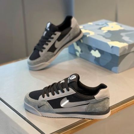 男士2026春夏季新款网面轻便百搭阿甘鞋低帮透气软底男鞋休闲百搭