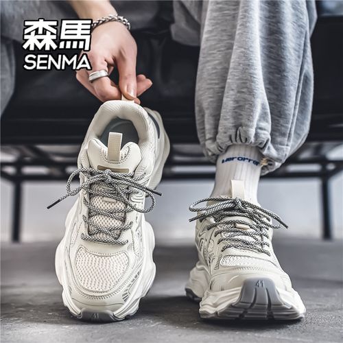 SENMA/森马港风老爹鞋男款春季潮牌高级感休闲百搭厚底增高运动鞋主图