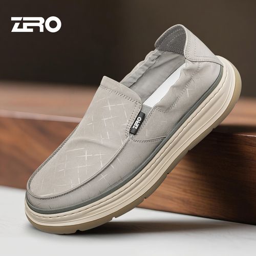ZRO零度男鞋轻奢休闲鞋2026春季新款软底缓震透气舒适百搭布鞋男主图
