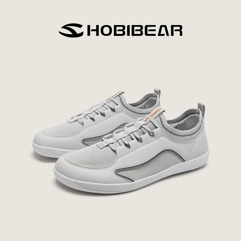 HOBIBEAR赤足鞋宽头透气一脚蹬休闲软底低帮健身平步鞋WS53157058主图