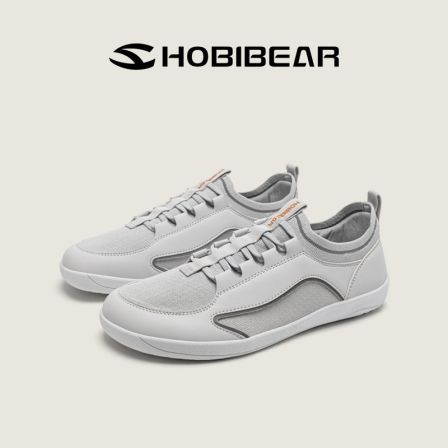 HOBIBEAR赤足鞋宽头透气一脚蹬休闲软底低帮健身平步鞋WS53157058