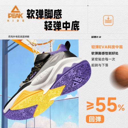 111儿童男童女童秋季新款篮球鞋DEK53081A