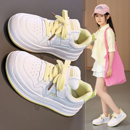 女童运动鞋2026春秋新款儿童板鞋爆款软底防滑百搭小白鞋男童鞋子主图