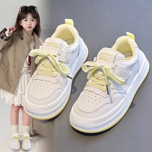 女童鞋子2026新款大童12-15岁透气秋季儿童小白鞋洋气运动鞋炸街6主图