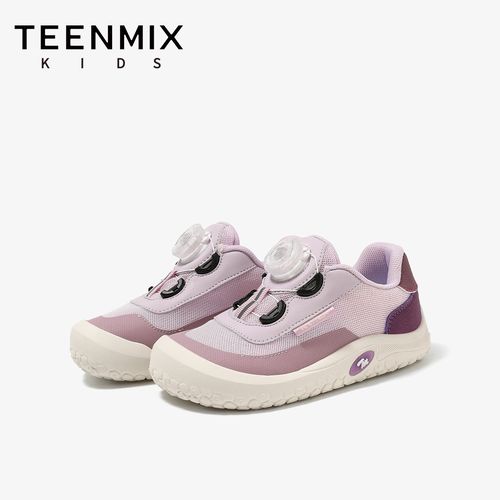 天美意童鞋2026春季新款女童旋转扣运动鞋男童网面透气百搭休闲鞋主图