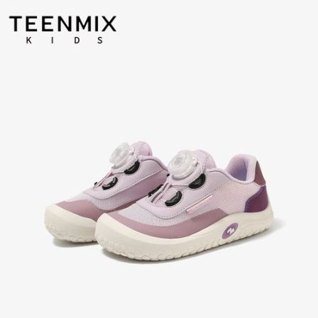 天美意童鞋2026春季新款女童旋转扣运动鞋男童网面透气百搭休闲鞋