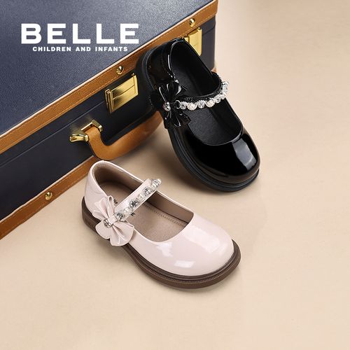 【甜美公主】百丽儿童女童春秋新款黑色软底时尚公主风玛丽珍RK0508主图