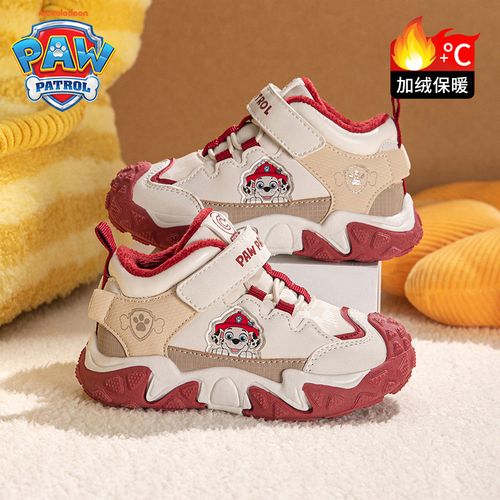 汪汪队立大功儿童二棉鞋冬季加绒保暖男童运动鞋2026幼儿园小童鞋主图