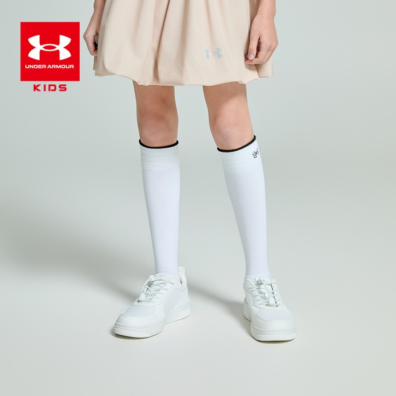 安德玛儿童减震小白鞋增高休闲舒适春夏低帮板鞋主图