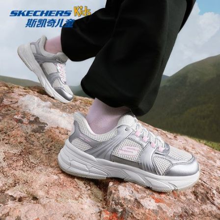 26春【漫跃闪穿鞋】斯凯奇官方儿童男女童舒适运动鞋一脚蹬轻便减震