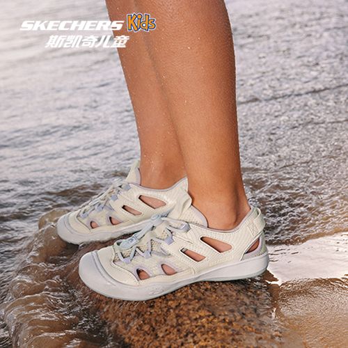 26新【小护甲凉鞋】斯凯奇官方儿童透气软底防滑沙滩鞋男女童溯溪鞋主图