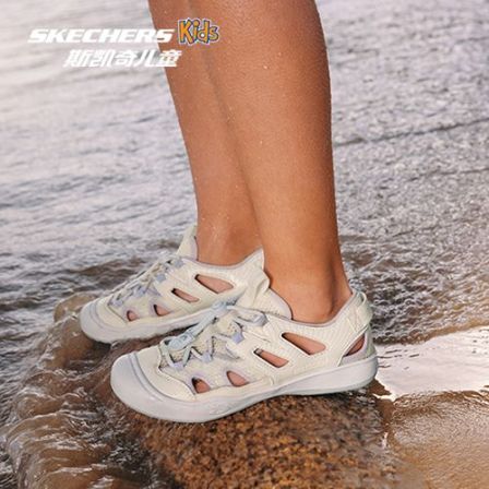 26新【小护甲凉鞋】斯凯奇官方儿童透气软底防滑沙滩鞋男女童溯溪鞋