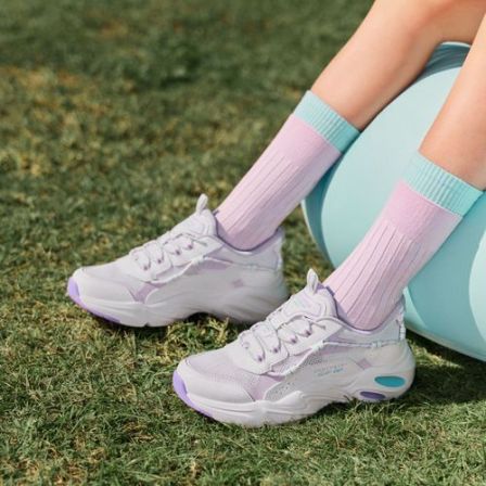 26专柜上新小冰熊【超透气-熊猫单网闪穿鞋】斯凯奇官方儿童运动鞋