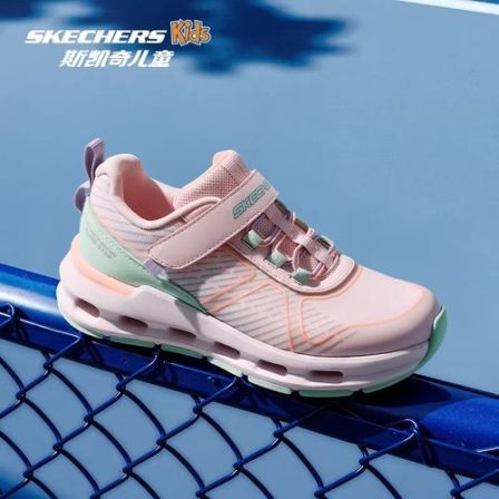 26春！【全气垫减震跑鞋】斯凯奇官方儿童舒适运动男女童减震耐磨