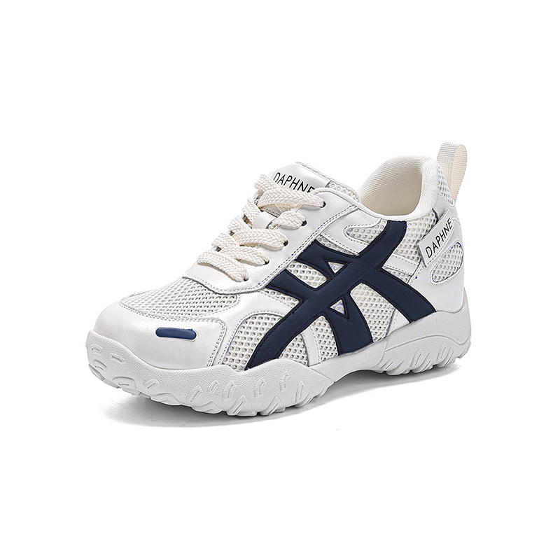 达芙妮新款时尚休闲鞋休闲鞋增高厚底夏季德训鞋小白鞋潮流透气LL主图