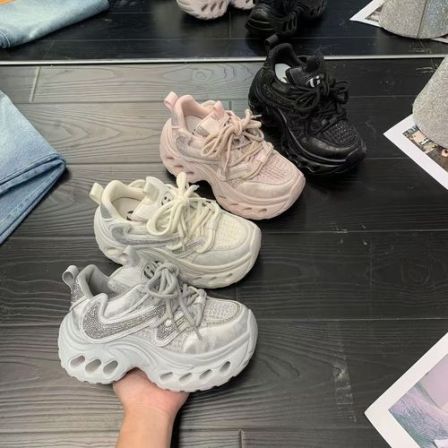 IG/IGL增高8CM2026春季新款爆款百搭软底老爹鞋60576