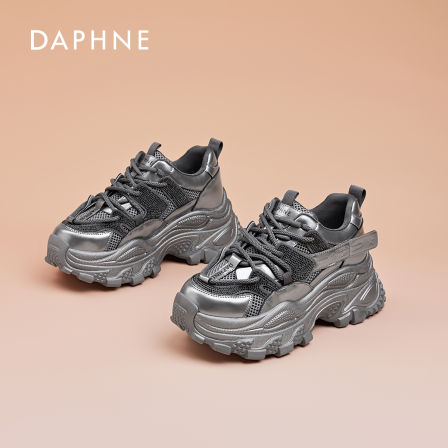 达芙妮时尚老爹鞋女2026新款舒适百搭休闲鞋爆款增高显瘦运动鞋S 