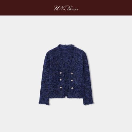 YN-SHUZE【蔚蓝雾岛】法式休闲时尚羊毛外套SZ-YNB-F5330