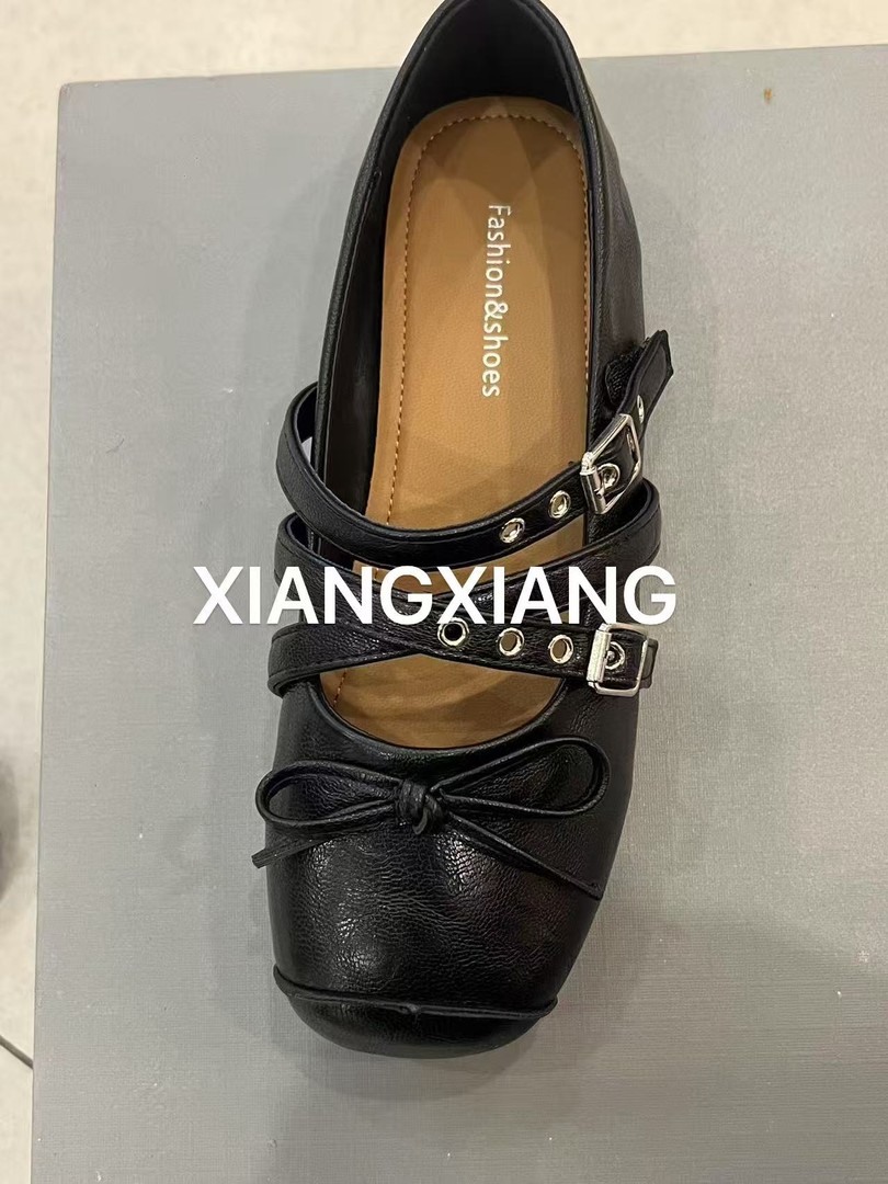 新款法式芭蕾风浅口平底蝴蝶结女单鞋#333主图