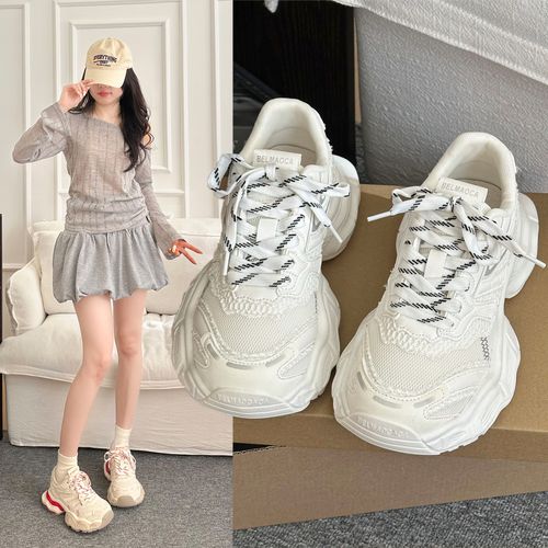 2026春季摩洛哥绑带新款厚底增高百搭欧货时尚街拍休闲鞋女主图