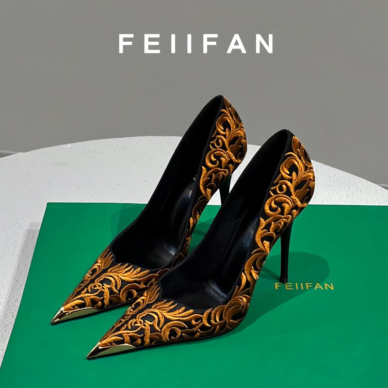 绝美高跟鞋2026春秋季新款细跟小众气质百搭尖头单鞋女3049主图