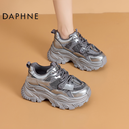 达芙妮官方正品老爹鞋女2026春季新款小个子增高运动鞋休闲单鞋S 