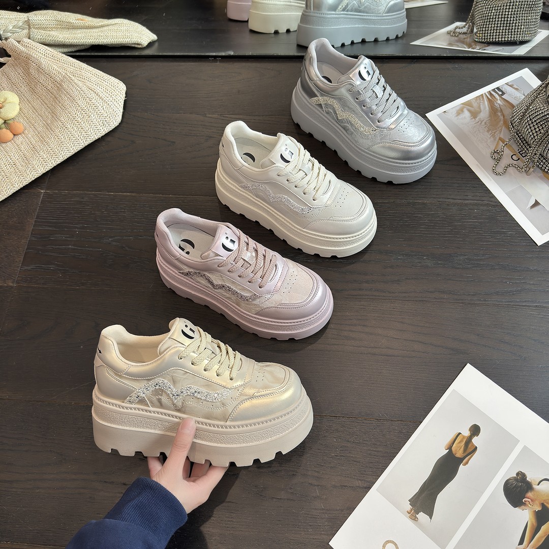 增高7CM2026年春季新款爆款时尚休闲潮流百搭厚底女鞋60592主图