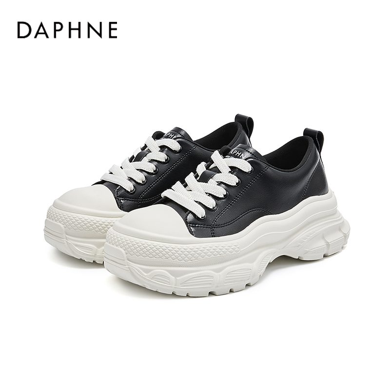 达芙妮复古设计感老爹鞋女2026春季新款小个子松糕厚底运动单鞋S 主图
