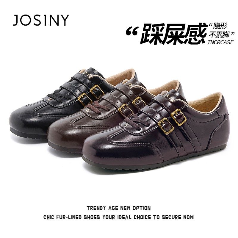 早春新款魔术贴德训鞋平底休闲鞋德训百搭潮流时尚运动鞋女主图