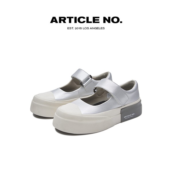 ARTICLE NO.0701琥珀流光经典法式浅口玛丽珍鞋厚底增高单鞋女主图