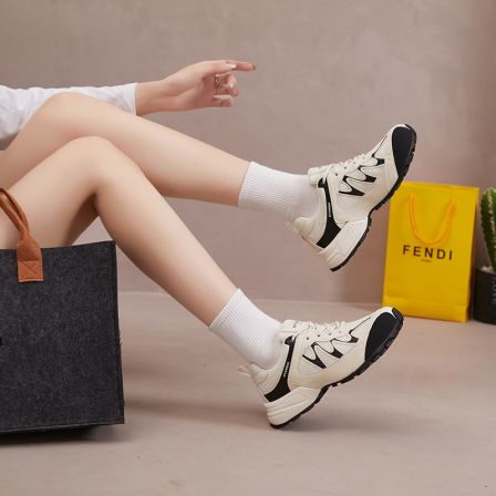 韩国现代HYUNDAI厚底增高运动女款休闲鞋百搭老爹鞋25822