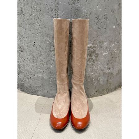 REP-IMMI设计师品牌 浅驼女式分割长筒靴 26SS新品