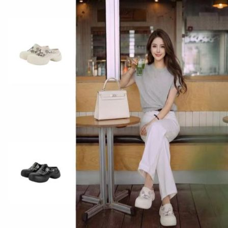 SIOIOIK/素卡四季新款厚底勃肯鞋厚底羊皮跟高7公分休闲复古