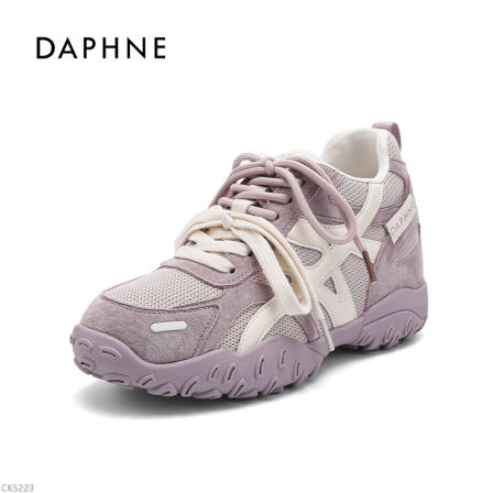 达芙妮2026春款时尚百搭舒适通勤休闲女鞋圆头厚底增高德训鞋女LL