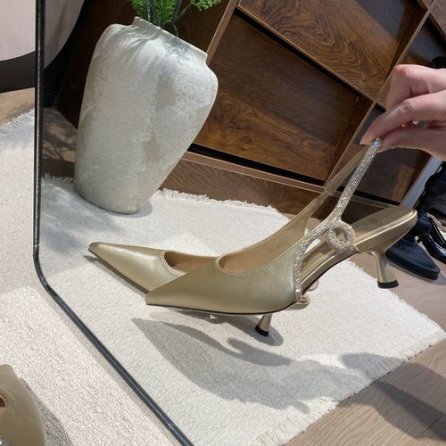 Y26G5236法式水钻后空尖头细跟凉鞋女夏季新款不累脚百搭主图