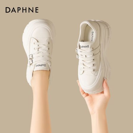 【宋茜代言】新款厚底增高小白鞋女款时尚百搭休闲板鞋