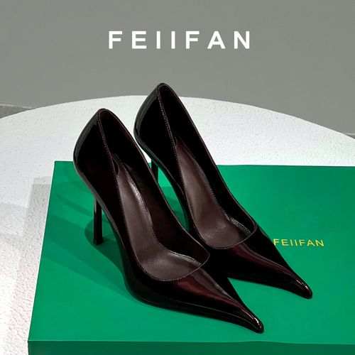 红色高跟鞋2026春夏新款细跟高级感轻奢气质百搭单鞋女3046主图