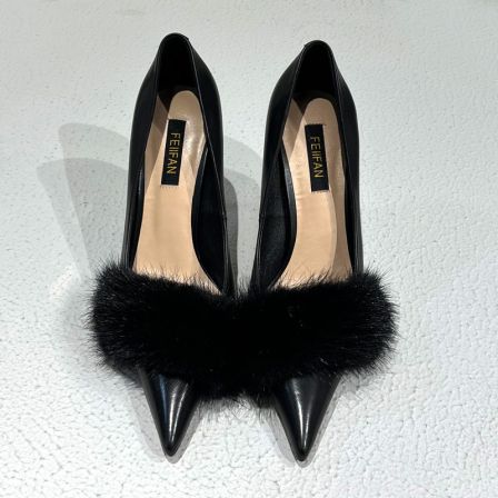 【现货】尖头高跟鞋2025春秋新款细跟不累脚法式绝美气质单鞋女922